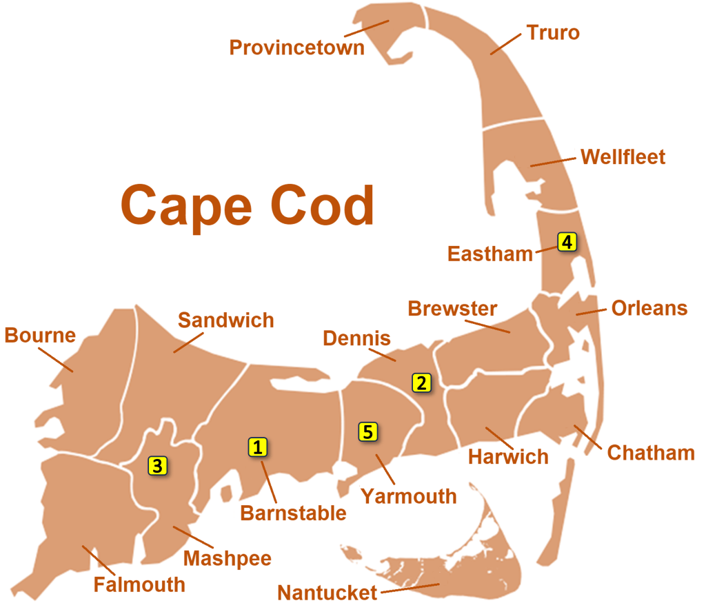 Cape Cod Pickleball&nbsp;locations